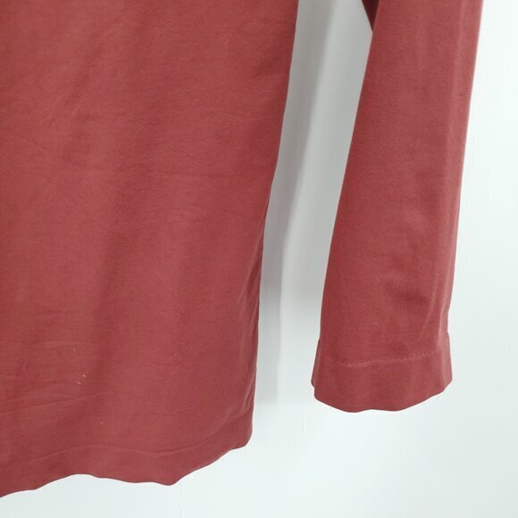 Mid-2000s Patagonia Body Nylon/Spandex Printed Scoop Neck Long Sleeve Top M Red - Picture 15 of 16